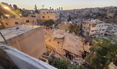 انهيار عمارة في الأردن... محتجزون تحت الأنقاض واستنفار لأجهزة الدولة