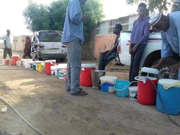 بسبب الحرب... أزمة مياه حادة في ضواحي الخرطوم
