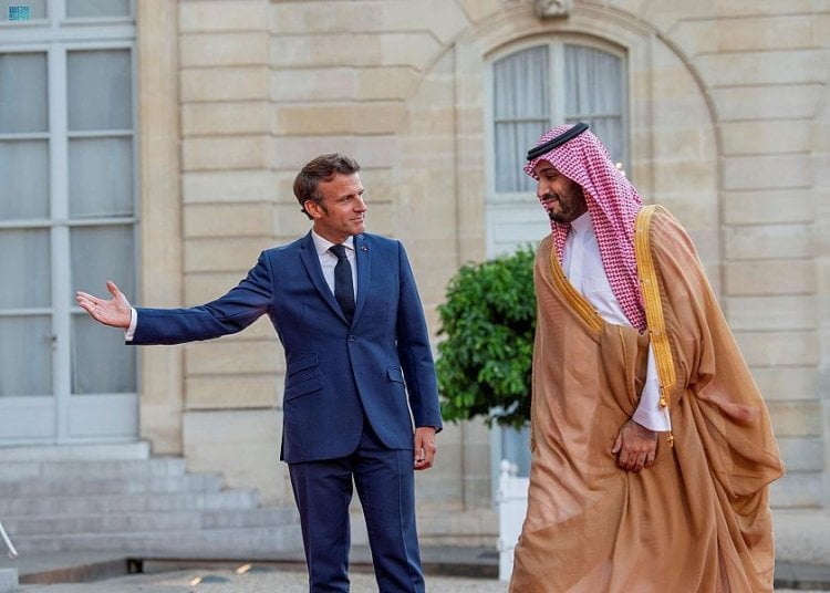 بينها أوكرانيا ولبنان.. محادثات بين ولي العهد السعودي وماكرون تشمل ملفات عدة